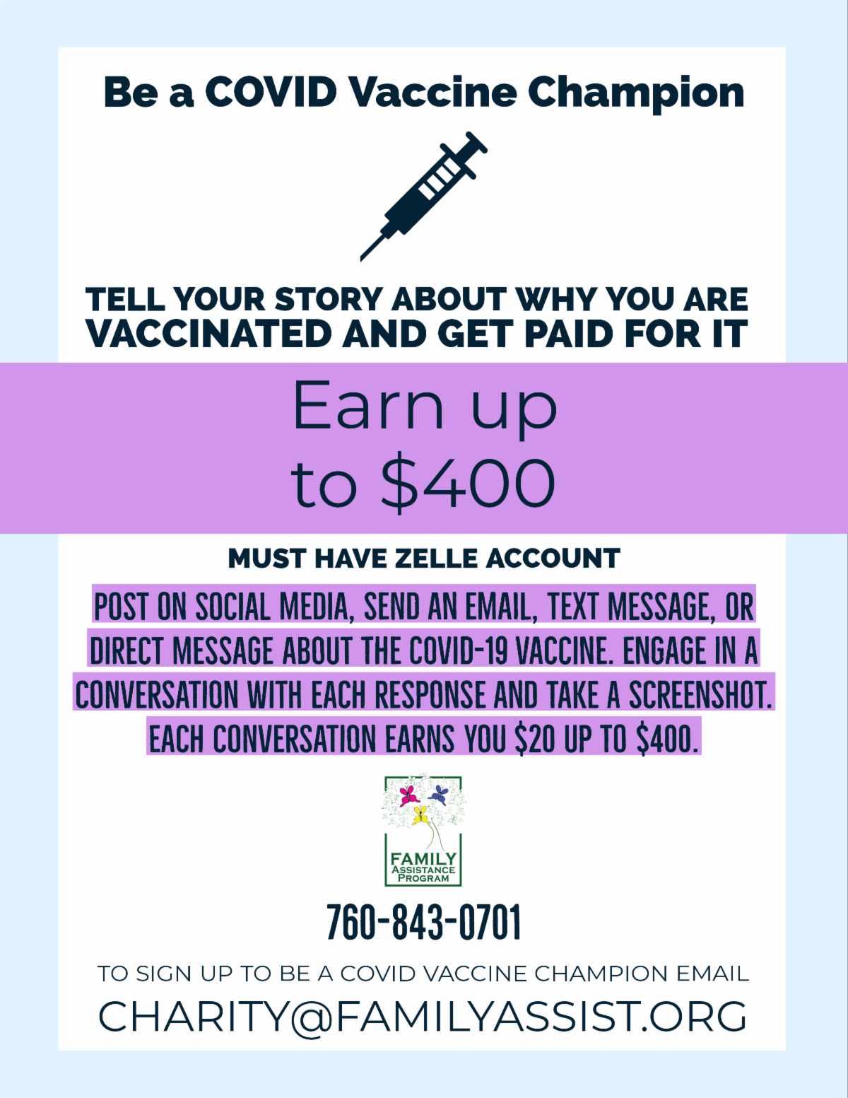 covid vaccine flyer