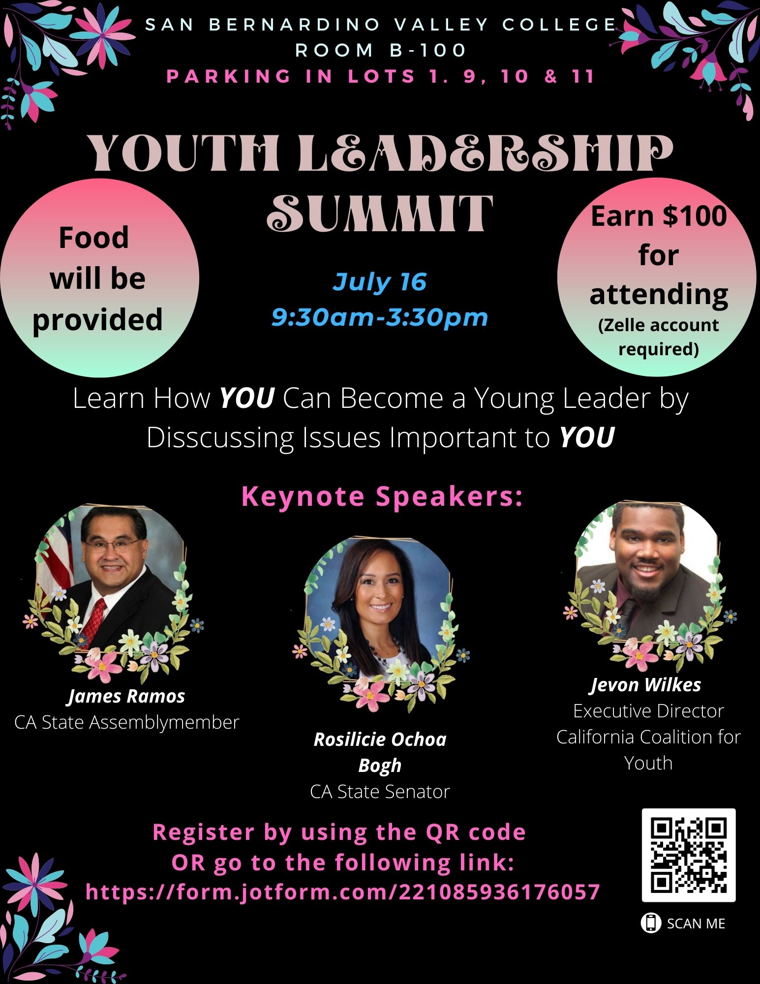 youth leadership summit flyer