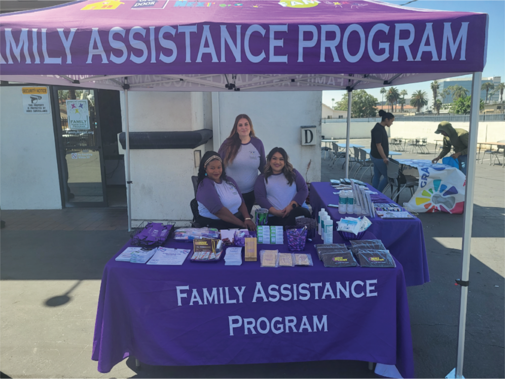 family assistance program booth